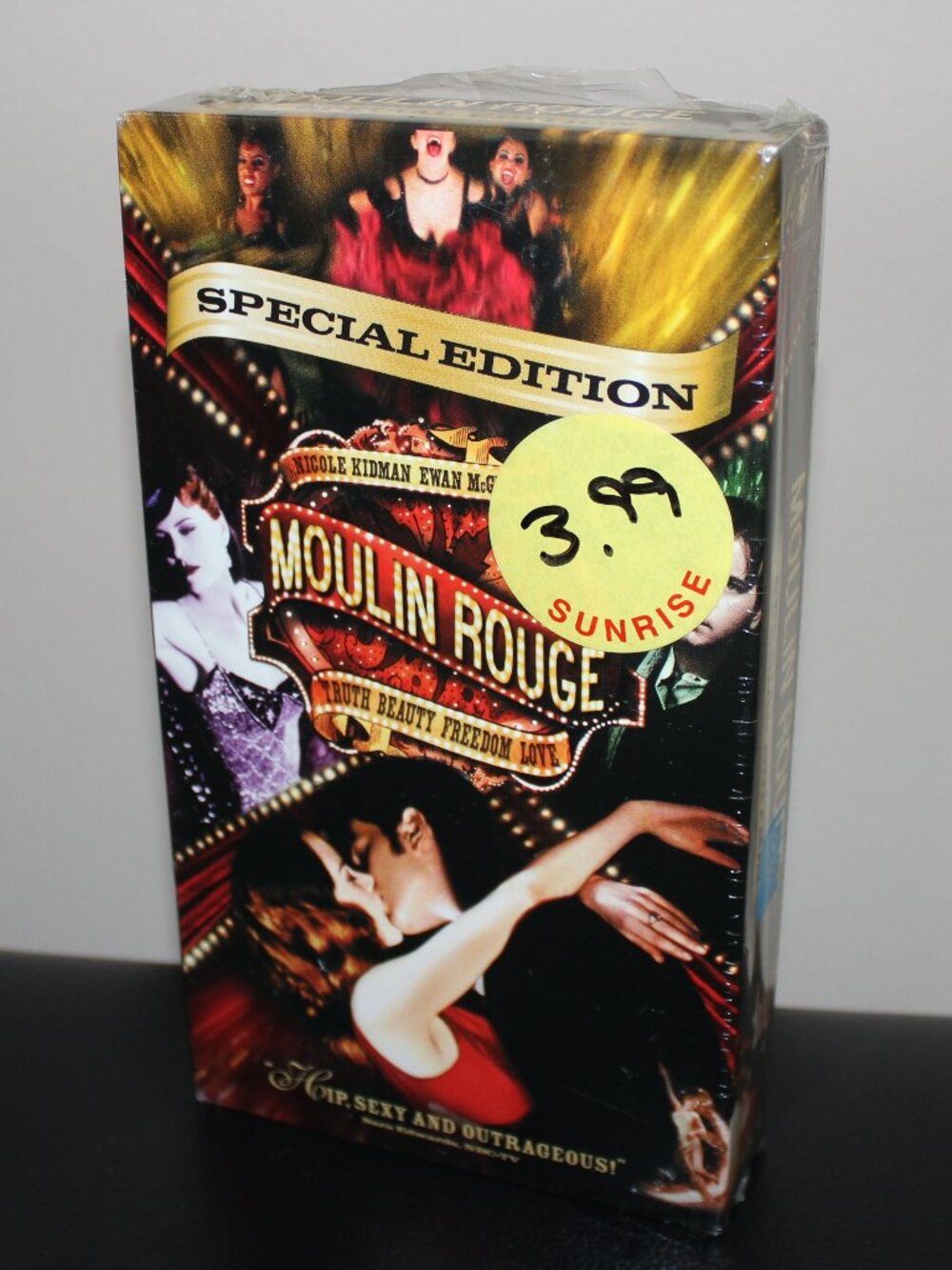 3/$55❤️sealed Special Edition 2002 MOULIN ROUGE (2001) VHS +25 Extra Minutes